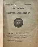 The Journal of Egyptian Archaeology Volume 1, Part 1